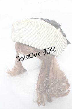 画像2: axes femme kawaii / リボンサマーベレー  黒 Y-26-02-13-055-AX-AC-SZ-ZY