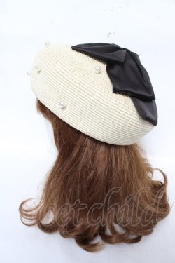 画像3: axes femme kawaii / リボンサマーベレー  黒 Y-26-02-13-055-AX-AC-SZ-ZY