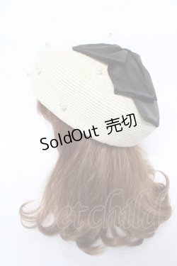 画像3: axes femme kawaii / リボンサマーベレー  黒 Y-26-02-13-055-AX-AC-SZ-ZY