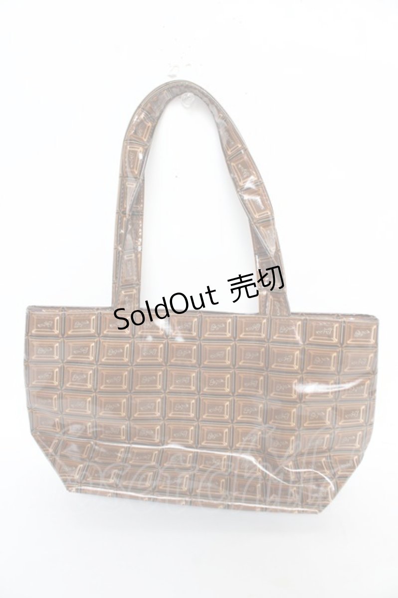 画像2: Q-pot. / チョコレートランチトートバッグ  ブラウン Y-26-02-13-062-QP-BG-SZ-ZS (2)