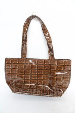 画像2: Q-pot. / チョコレートランチトートバッグ  ブラウン Y-26-02-13-062-QP-BG-SZ-ZY