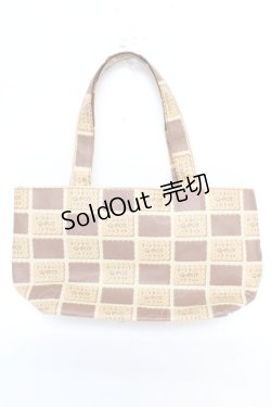 画像2: Q-pot. / ビスケット ランチトートバッグ  ベージュ Y-26-02-13-063-QP-BG-SZ-ZY