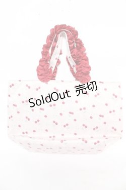 画像2: Maison de FLEUR / チェリーフリルハンドルトートプチバッグ F ピンク Y-26-02-13-064-LO-BG-SZ-ZS