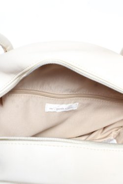 画像4: ｍ petit by misako / AMサークルリボントートバッグ  中白 Y-26-02-13-075-LO-BG-SZ-ZY