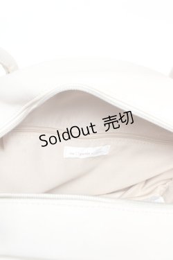 画像4: ｍ petit by misako / AMサークルリボントートバッグ  中白 Y-26-02-13-075-LO-BG-SZ-ZY