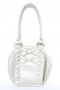 axes femme kawaii / ツインリボンラウンドハンドバッグ  ゴールド Y-26-02-13-076-AX-BG-SZ-ZY