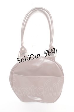 画像2: axes femme kawaii / ツインリボンラウンドハンドバッグ  茶 Y-26-02-13-077-AX-BG-SZ-ZY