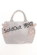 m petit by misako / AMレースアップ 2WAY トートバッグ  中茶 Y-26-02-13-080-LO-BG-SZ-ZY