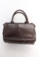 画像2: m petit by misako / AMレースアップ 2WAY トートバッグ  中茶 Y-26-02-13-080-LO-BG-SZ-ZY (2)