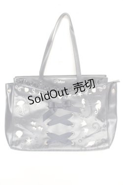 画像1: axes femme POETIQUE / アクアリウム刺繍トートバッグ  紺 Y-26-02-13-081-AX-BG-SZ-ZY