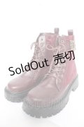 axes femme / バックル使いワークブーツ L ワイン Y-26-02-13-082-AX-SH-SZ-ZY