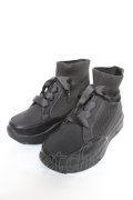 axes femme / ニットスニーカーブーツ L 黒 Y-26-02-13-083-AX-SH-SZ-ZY