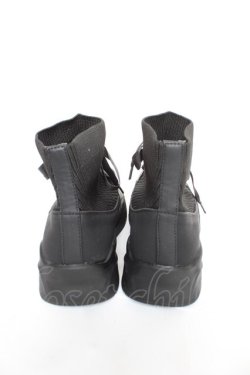 画像3: axes femme / ニットスニーカーブーツ L 黒 Y-26-02-13-083-AX-SH-SZ-ZY