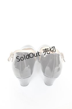 画像3: axes femme / 飾りバックル2WAYパンプス S エナメル黒 Y-26-02-13-084-AX-SH-SZ-ZY