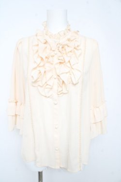 画像1: axes femme kawaii / シャルロットブラウス M 生成り Y-26-02-13-085-AX-BL-SZ-ZY