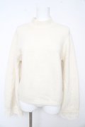 axes femme / フレア袖ハイネックニット F クリーム Y-26-02-13-092-AX-TO-SZ-ZY