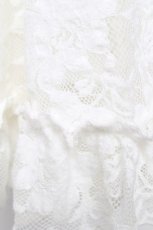 画像4: axes femme / 起毛レース姫袖風ボレロ F 白 Y-26-02-13-101-AX-TO-SZ-ZT510 (4)