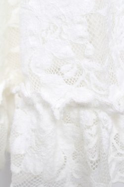 画像4: axes femme / 起毛レース姫袖風ボレロ F 白 Y-26-02-13-101-AX-TO-SZ-ZY