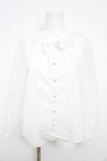 画像1: Lovely Tency / alsチョーカーレースブラウス L 白 Y-26-02-13-105-LO-BL-SZ-ZS (1)