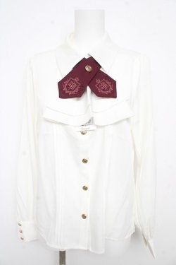 画像1: Amavel / Noble Apprentice クロスタイブラウス F エンジ Y-26-02-13-106-CA-BL-SZ-ZY