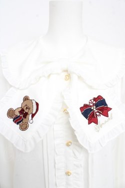 画像3: Amavel / Holy Night Bearリボンブラウス F 白 Y-26-02-13-107-CA-BL-SZ-ZY