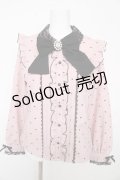 DearMyLove / レース重ねハートドットフリルブラウス L ピンク Y-26-02-13-108-EL-BL-SZ-ZY