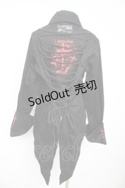 画像2: GLAMOROUS fuckin' fragile / 燕尾ロングシャツ L 黒 Y-26-02-13-109-PU-BL-SZ-ZY