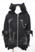 REACH Produced by Keystation / ネコミミフード変形パーカー F 黒 Y-26-02-13-110-PU-TO-SZ-ZY