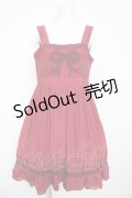 axes femme / バラレースリボンワンピース M ワイン Y-26-02-13-114-AX-OP-SZ-ZY