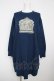 画像1: Jane Marple / Spirit of libertyスウェットドレス M ネイビー Y-26-02-13-120-JM-OP-SZ-ZY (1)
