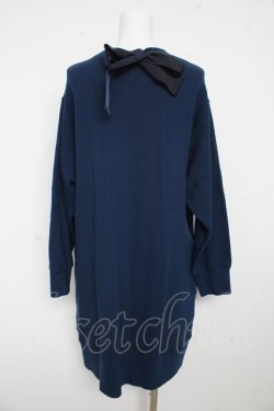 画像2: Jane Marple / Spirit of libertyスウェットドレス M ネイビー Y-26-02-13-120-JM-OP-SZ-ZY