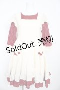 Favorite / 明日のナージャ×Favoriteコラボレーション　アップルフィールドワンピース M 赤×生成り Y-26-02-13-125-LO-OP-SZ-ZY