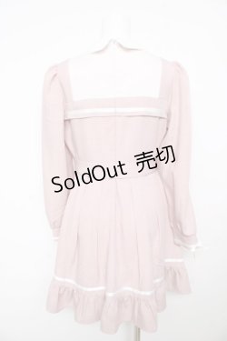 画像2: DearMyLove / 探偵ネクタイワンピース M ピンク Y-26-02-13-129-EL-OP-SZ-ZY