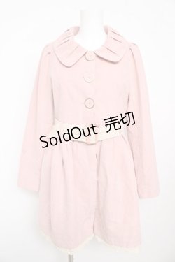 画像1: Ank Rouge / レースベルトスプリングコート M ピンク Y-26-02-13-130-CA-CO-SZ-ZY