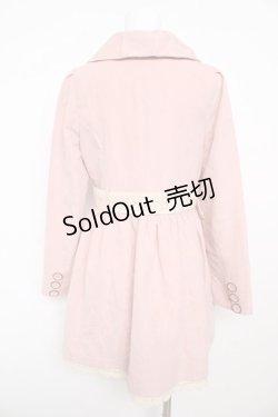 画像2: Ank Rouge / レースベルトスプリングコート M ピンク Y-26-02-13-130-CA-CO-SZ-ZY