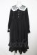 画像1: DearMyLove / 選べる襟無地orハートドットフリルワンピース M 黒 Y-26-02-13-131-EL-OP-SZ-ZY (1)
