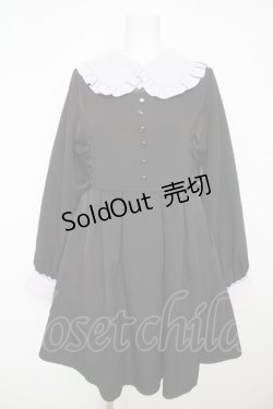 画像1: DearMyLove / サイドレースアップリボンワンピース L 黒 Y-26-02-13-132-EL-OP-SZ-ZY