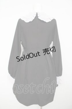 画像2: DearMyLove / サイドレースアップリボンワンピース L 黒 Y-26-02-13-132-EL-OP-SZ-ZY