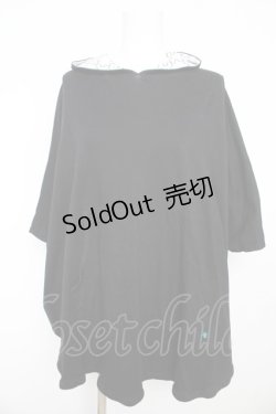 画像1: MINT NeKO / ポールのポンチョパーカー  ブラック Y-26-02-13-134-HN-TO-SZ-ZY