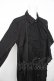画像3: ALGONQUINS / ジャボ付き変形ロングシャツ F 黒 Y-26-02-13-135-AL-BL-SZ-ZY (3)