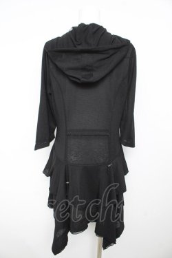 画像2: Rozen Kavalier / 羽根プリントパーカーカーディガン  黒 Y-26-02-13-136-OO-TO-SZ-ZY