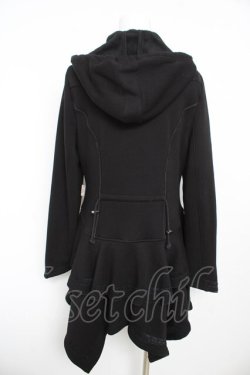 画像2: Rozen Kavalier / 鍵チャーム裏起毛フリルパーカー  黒 Y-26-02-13-137-OO-OP-SZ-ZY