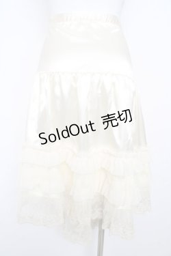 画像2: BABY, THE STARS SHINE BRIGHT / ラメレースフリルペチコート  ゴールド Y-26-02-13-140-BA-SK-SZ-ZY