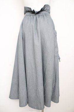 画像2: axes femme / ウエストデザインジップスカート F ブルー Y-26-02-13-142-AX-SK-SZ-ZY