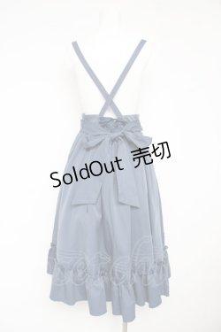 画像2: Amavel / Classical Doll サスペンダーミドルスカート F ブルー Y-26-02-13-144-CA-SK-SZ-ZI