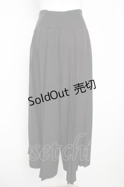 画像2: Rozen Kavalier / プリーツ袴ワイドパンツ  黒 Y-26-02-13-148-OO-PA-SZ-ZY