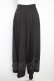 画像2: Rozen Kavalier / プリーツ袴ワイドパンツ  黒 Y-26-02-13-148-OO-PA-SZ-ZY (2)