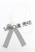 Maison de FLEUR / ローズグログランリボンパールチェーン F ブラック Y-26-02-13-020-LO-ZA-SZ-ZT636-F004