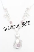 axes femme / 猫モチーフ×リボンネックレス F シルバー Y-26-02-13-003-AX-AC-SZ-ZY
