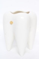 画像1: Q-pot. / TOOTH型　歯ブラシスタンド  ホワイト Y-26-02-13-026-QP-ZA-SZ-ZY (1)